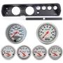 64 Chevelle Black Dash Carrier w/ Auto Meter 5"  Ultra Lite Electric Gauges