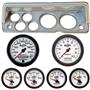 70-76 Mopar A Body Silver Dash Carrier w/ Auto Meter Phantom II Gauges