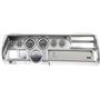 70-72 Chevelle Sweep Silver Dash Carrier w/ Auto Meter Sport Comp II Gauges