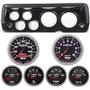 70-76 Mopar A Body Carbon Dash Carrier w/ Auto Meter Sport Comp II Gauges