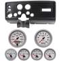 69 Pontiac Firebird Black Dash Carrier w/ Auto Meter Ultra Lite II Gauges
