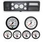 73-79 Ford Truck Black Dash Carrier w/ Auto Meter 3-3/8" Phantom II Gauges