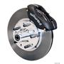 Wilwood 55-57 Bel Air 150 210 Front Disc Brake Kit 11" Plain Rotor Black Caliper