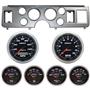 79-86 Mustang Silver Dash Carrier w/ Auto Meter Cobalt Gauges