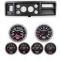 73-79 Ford Truck Black Dash Carrier w/ Auto Meter 3-3/8" Sport Comp II Gauges