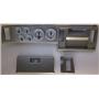 82-86 S10 Pickup Silver Dash Carrier w/ Auto Meter NV Gauges