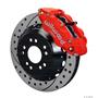 Wilwood 65-82 Corvette Front Disc Big Brake Kit 13.06" Drilled Rotor Red Caliper