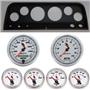 65-66 Chevy Truck Black Dash Carrier w/ Auto Meter C2 Gauges