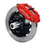 NEW WILWOOD FULL FRONT DISC BRAKE KIT, 13" ROTORS, RED SUPERLITE 6 PISTON CALIPERS, PADS, 1979-1987