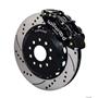 Wilwood 88-96 C-4 Corvette Front Disc Big Brake Kit 14" Drilled Rotor Black