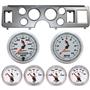 79-86 Mustang Silver Dash Carrier w/ Auto Meter C2 Gauges