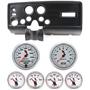 69 Pontiac Firebird Black Dash Carrier w/ Auto Meter C2 Gauges