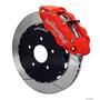 Wilwood 94-04 Mustang Front Disc Big Brake Kit 12.88" Plain Rotor Red Caliper