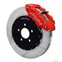 Wilwood 94-04 Mustang Front Disc Big Brake Kit 14" Plain Rotor Red Caliper