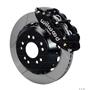 Wilwood 65-82 Corvette Front Disc Big Brake Kit 14" Plain Rotor Black Caliper