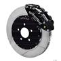 Wilwood 94-04 Mustang Front Disc Big Brake Kit 14" Plain Rotor Black Caliper