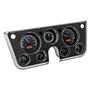 Dakota Digital 67 - 72 Chevy Pickup Truck Analog Dash Gauge & Clock Black Alloy White VHX-67C-PA-K-W