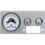 55-86 Jeep CJ VHX System, Silver Face - Blue Display