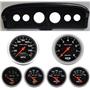 61-66 Ford Truck Carbon Dash Carrier w/ Auto Meter Sport Comp Electric Gauges