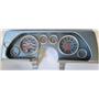 90-92 Camaro Silver Dash Carrier w/ Auto Meter Ultra Lite Electric Gauges