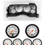 90-93 Mustang Black Dash Carrier w/ Auto Meter Phantom Electric Gauges
