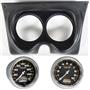 67 68 F Body Black Dash Carrier w/Auto Meter 5" Carbon Fiber Gauges