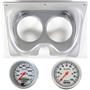 67 68 F Body Silver Dash Carrier w/Auto Meter 5" Ultra Lite Electric Gauges