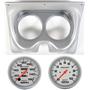 67 68 F Body Silver Dash Carrier w/Auto Meter 5" Ultra Lite Mechanical Gauges