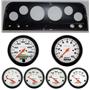 65-66 Chevy Truck Carbon Dash Carrier w/ Auto Meter Phantom Electric Gauges
