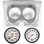 67 68 F Body Silver Dash Carrier w/Auto Meter 5" Phantom Mechanical Gauges
