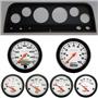 65-66 Chevy Truck Black Dash Carrier w/ Auto Meter Phantom Electric Gauges