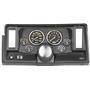 69-76 Nova Black Dash Carrier w/ Auto Meter Carbon 5" Gauges