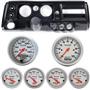 68 Chevelle Carbon Dash Carrier 5" Ultra Lite Electric Gauges w/ Astro
