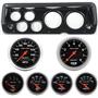 70-76 Mopar A Body Carbon Dash Carrier w/ Auto Meter Sport Comp Electric Gauges