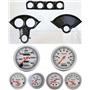 55-56 Bel Air Carbon Dash Carrier w/Auto Meter Ultra Lite Mechanical Gauges