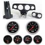 57 Bel Air Carbon Dash Carrier w/Auto Meter Sport Comp Mechanical Gauges