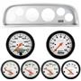 60-63 Chevy Truck Silver Dash Carrier w/ Auto Meter Phantom Electric Gauges