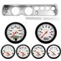 65 Chevelle Silver Dash Carrier w/ Auto Meter 5"  Phantom Electric Gauges
