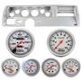 70-72 Chevelle SS Silver Dash Carrier w/Auto Meter Ultra Lite Mechanical Gauges