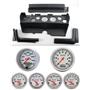 70-74 Mopar E-Body Black Dash Gauge Carrier w/AM Ultra Lite Electric Gauges