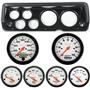 70-76 Mopar A Body Carbon Dash Carrier w/ Auto Meter Phantom Electric Gauges