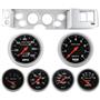 79-81 Camaro Silver Dash Carrier w/Auto Meter Sport Comp Mechanical Gauges