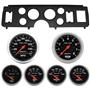 79-86 Mustang Black Dash Carrier w/ Auto Meter Sport Comp Electric Gauges