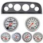 60-63 Chevy Truck Black Dash Carrier w/Auto Meter Ultra Lite Mechanical Gauges