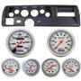 70-72 Chevelle SS Black Dash Carrier w/Auto Meter Ultra Lite Mechanical Gauges