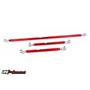 UMI Performance 201723-R GM F-Body Double Adjustable Panhard Bar & Lower Control Arm Kit - Red