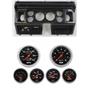 80-86 Ford Truck Carbon Dash Carrier w/ Auto Meter Sport Comp Mechanical Gauges