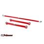 UMI Performance 203438-R GM F-Body Non Adj Rear Low Control Arms & Dbl Adj Panhard Bar Kit Roto Red
