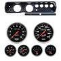 64 Chevelle Carbon Dash Carrier w/ Auto Meter 5" Sport Comp Mechanical Gauges
