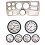 73-83 GM Truck Silver Dash Carrier w/ Auto Meter 5" Phantom Mechanical Gauges